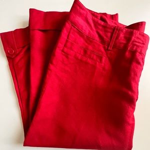 Studio 1940 Cropped Linen Pants Size 16 NWOT Womens